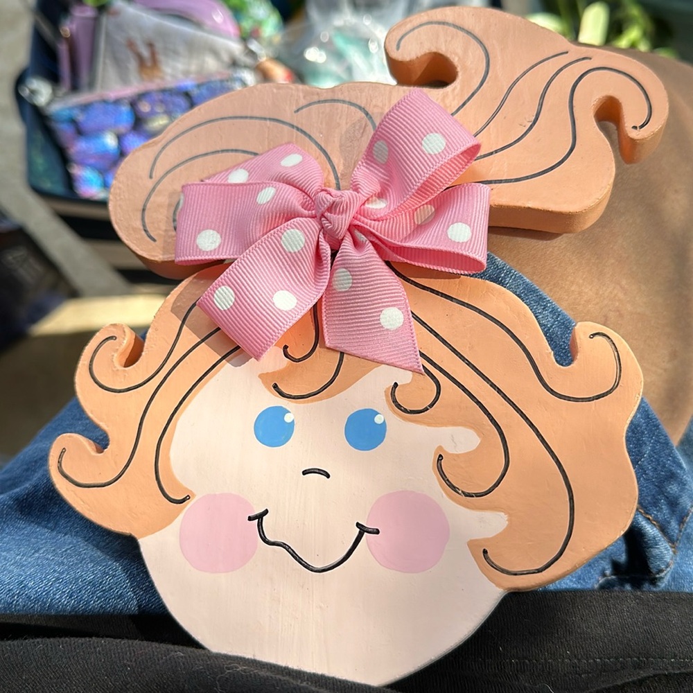 Chichi Girl with Pink Bow Decor